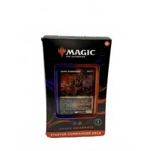 MTG Magic The Gathering Chaos Incarnate Starter Commander Deck Black Red New